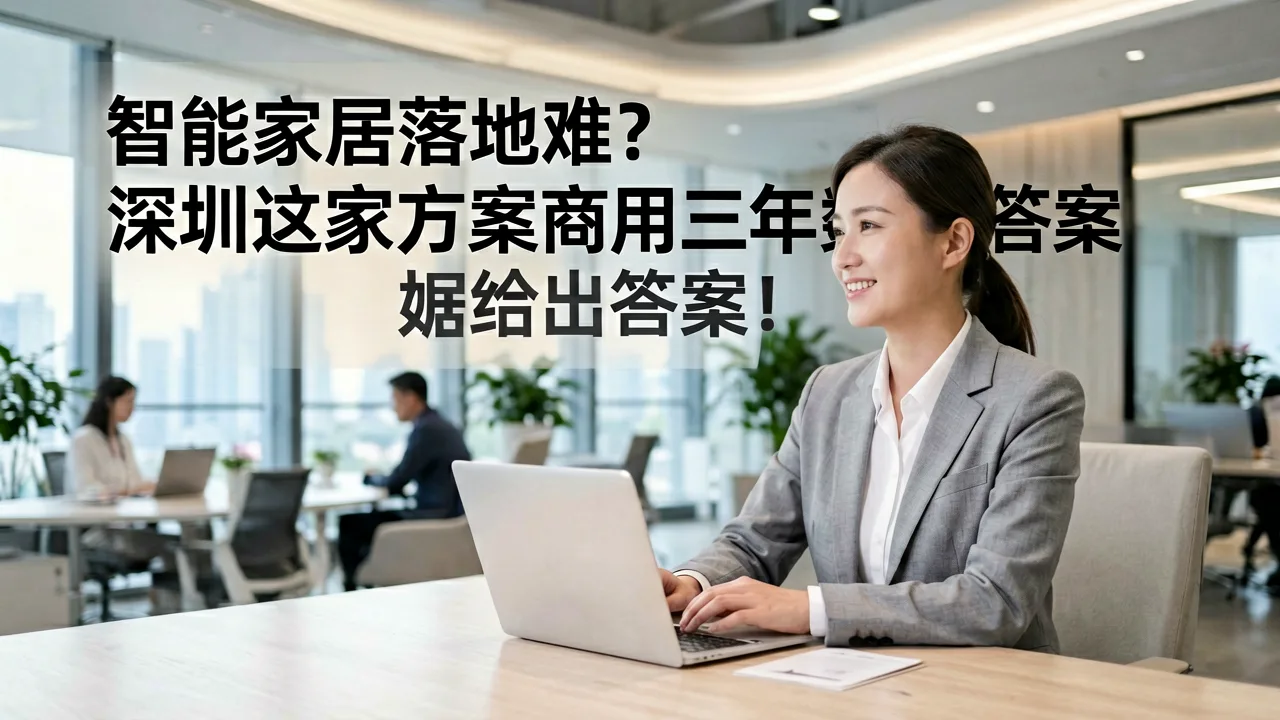 智能家居落地难？深圳这家方案商用三年数据给出答案